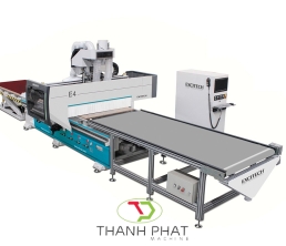 Máy Nesting E4 Với Hệ Thống Cấp Liệu Và Băng Truyền Tự Động