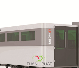 Máy Cắt Kim Loại Fiber Laser Có Lồng Bảo Vệ