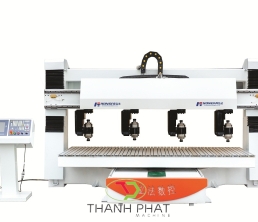 Máy Gia Công Gỗ 5 Trục 4 Đầu