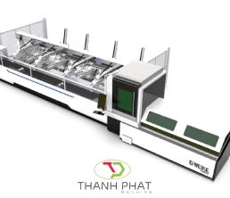 Máy Cắt Ống Kim Loại Fiber Laser Đưa Phôi Tự Động